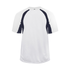 Badger Sport Hook Tee, Sizes 2XL-4XL (414400-028908), Color 'White/Navy'